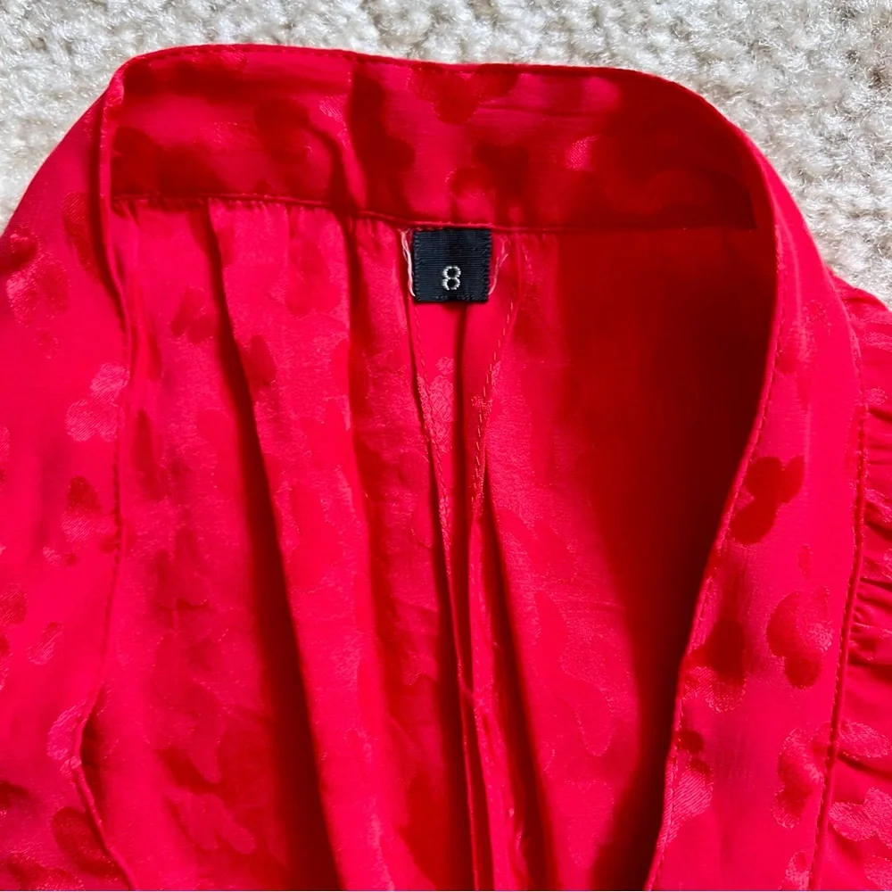Vintage CHARLES BIANCO Italian Collection Silk Structured Skirt Set—SZ. 8